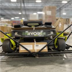 DALLAS LOCATION- AS-IS RYOBI 80V HP 54 ELECTRIC ZERO TURN RIDING MOWER