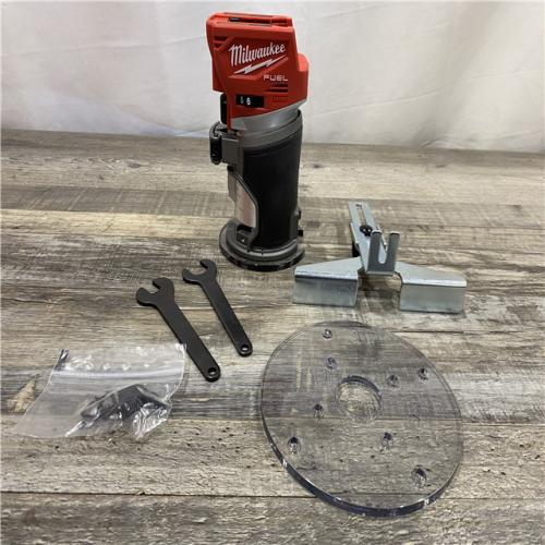 AS-IS Milwaukee FUEL 18V Lithium-Ion Brushless Cordless Compact Router (Tool-Only)