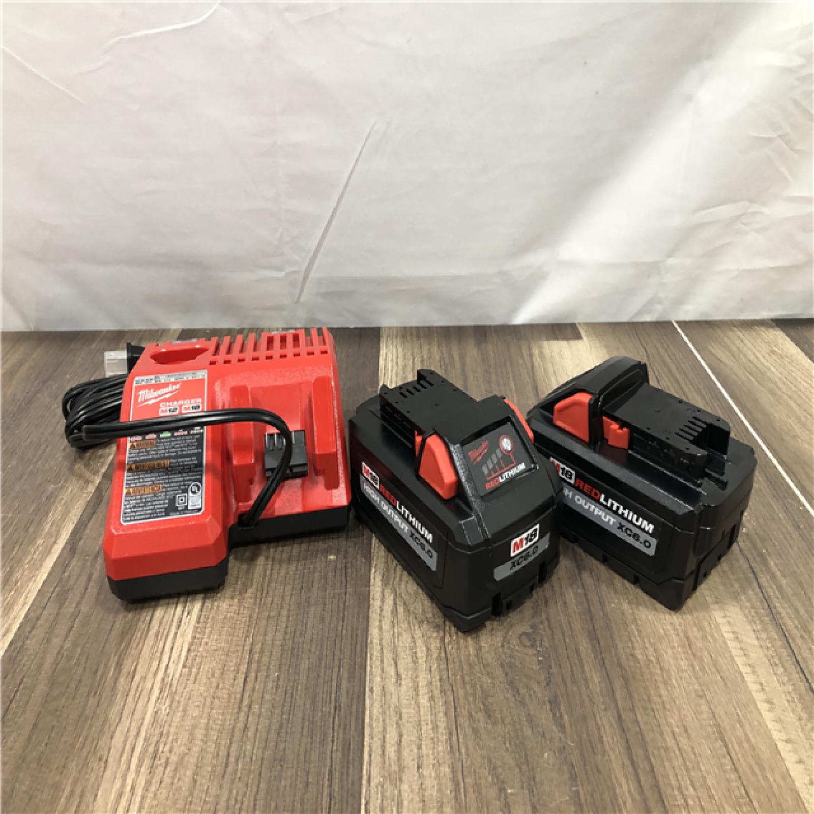 AS-IS Milwaukee 18-Volt Lithium-Ion High Output Starter Kit