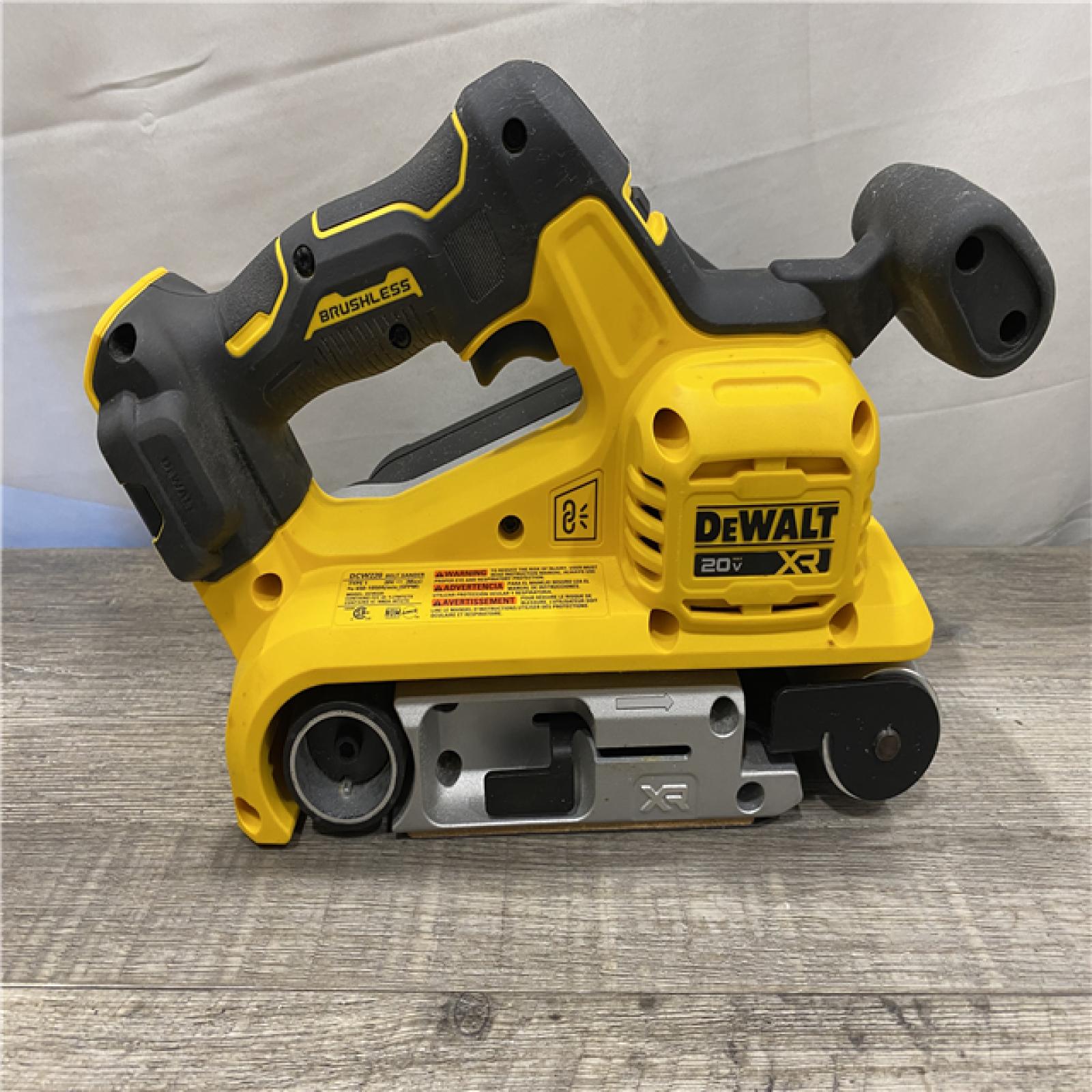 AS-IS DEWALT 20V MAX* XR Brushless Cordless Belt Sander (Tool-Only)