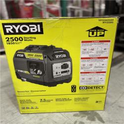 DALLAS LOCATION - RYOBI 2500-Watt Recoil Start Gas Powered Inverter Generator with CO Shutdown