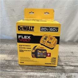 NEW - DEWALT 20V/60V MAX FLEXVOLT Lithium-Ion 9.0Ah Battery and Charger Starter Kit