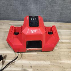HOUSTON LOCATION - AS-IS Milwaukee 48-59-1815 M18 18V Dual Bay Simultaneous Super Charger (TOOL ONLY)