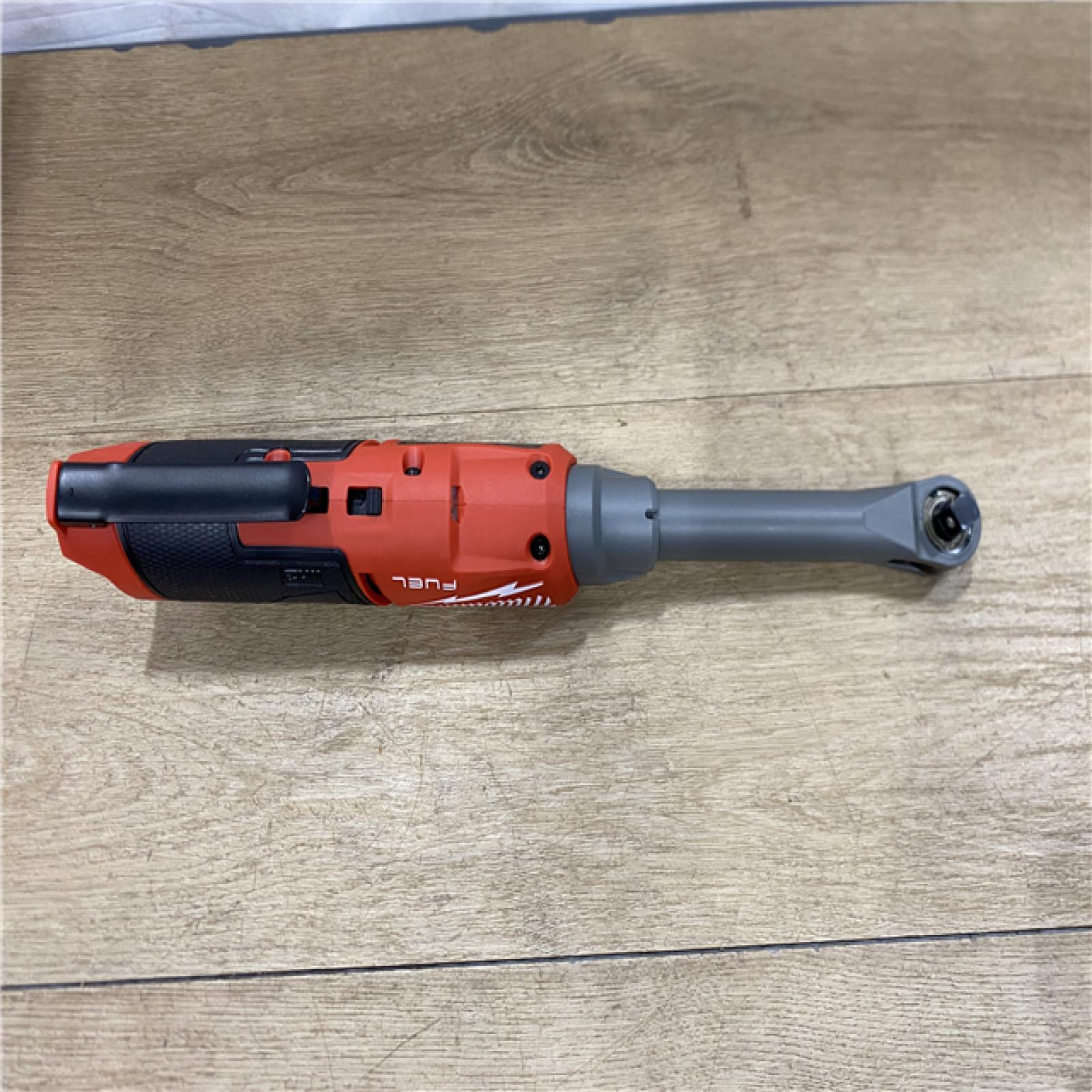 AS-IS Milwaukee FUEL 12V Lithium-Ion Brushless Cordless 3/8 in. Extended Reach High Speed Ratchet (Tool Only)