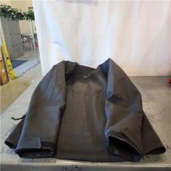 AS-IS- Milwaukee Men's Large 12-Volt Lithium-Ion Cordless Tough Shell Black Heated Jacket