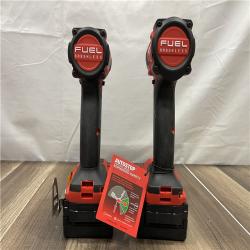 AS-IS Milwaukee M18 FUEL 18V Lithium-Ion Brushless Cordless Hammer Drill and Impact Driver Combo Kit