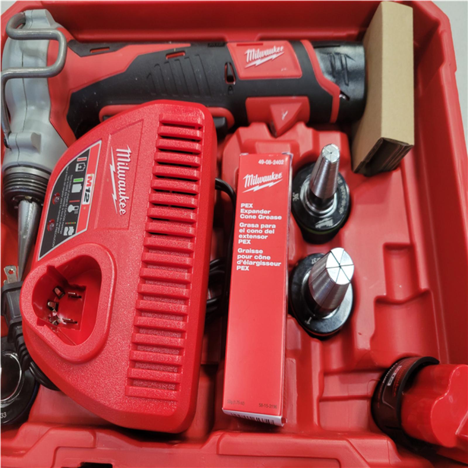 CALIFORNIA AS-IS MILWAUKEE M12 PEX EXPANDER KIT