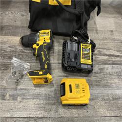 AS-IS DEWALT ATOMIC 20V Lithium-Ion Cordless 1/2 in. Hammer Drill Kit