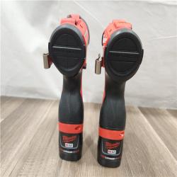 AS-IS- Milwaukee M12 Cordless Brushless 2 Tool Combo Kit