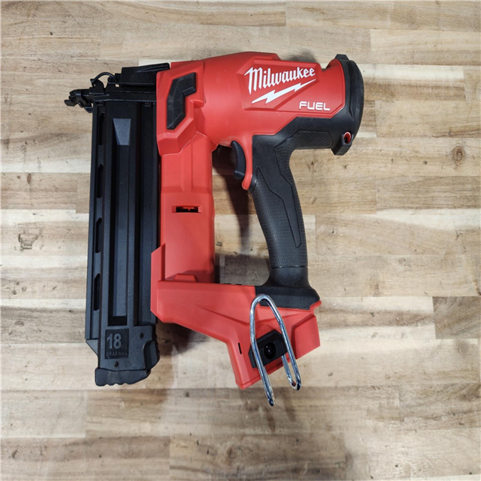 HOUSTON LOCATION - AS-IS Milwaukee FUEL 18-Volt Lithium-Ion Brushless Cordless Gen II 18-Gauge Brad Nailer (Tool-Only)