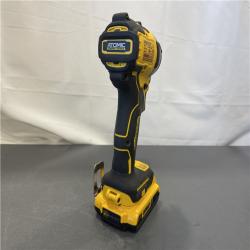 AS-IS - DeWalt ATOMIC 20V MAX Lithium-Ion Brushless Cordless Compact 1/4 in. Impact Driver Kit
