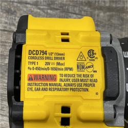 AS-IS DEWALT Atomic 20V Lithium-Ion Cordless Compact 1/2 in. Drill/Driver Kit