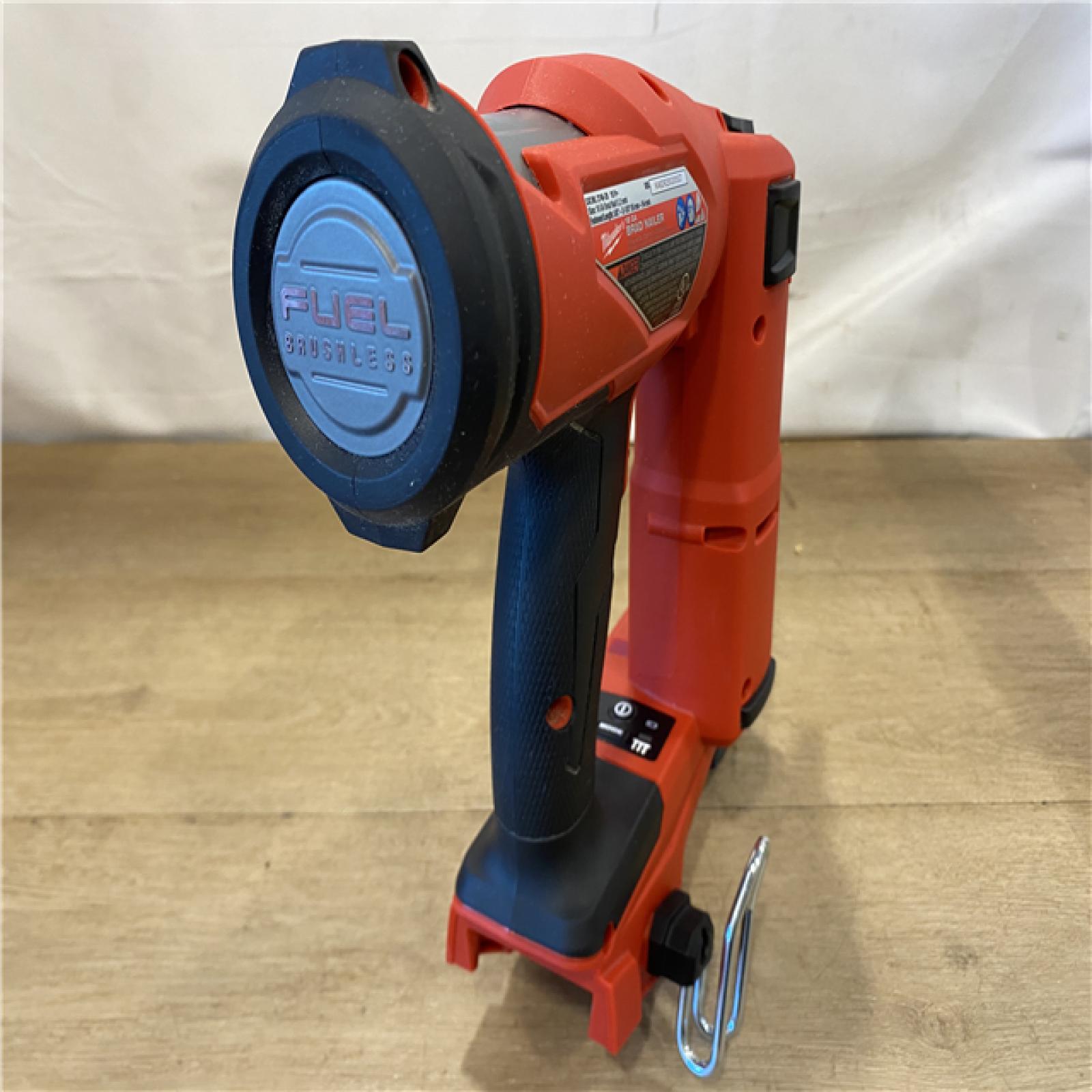 AS-IS Milwaukee FUEL 18-Volt Lithium-Ion Brushless Cordless Gen II 18-Gauge Brad Nailer (Tool-Only)