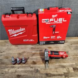 HOUSTON LOCATION - AS-IS MILWAUKEE M12 FUEL ProPEX Expander Tool with 1/2 in. - 1 in. RAPID SEAL ProPEX Expander Heads (TOOL ONLY)