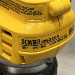 AS-IS DEWALT 20V MAX XR Cordless Brushless Fixed Base Compact Router (Tool Only)