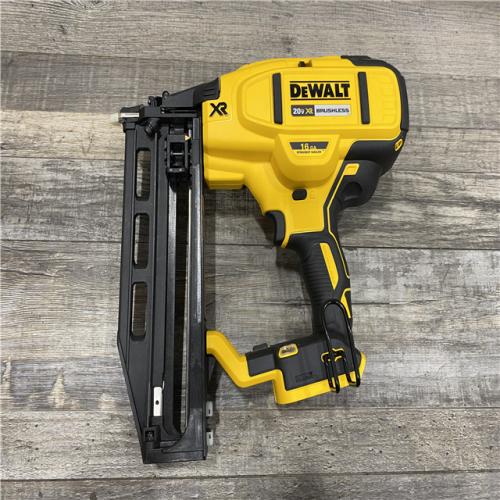AS-IS DEWALT 20V MAX XR 16-Gauge Lithium-Ion Cordless Finish Nailer (Tool Only)
