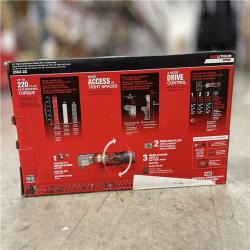 NEW! - Milwaukee M12 FUEL 12V Lithium-Ion Brushless Cordless 3/8 in. Right Angle Impact Wrench Kit with Two 2.0 Ah Batteries