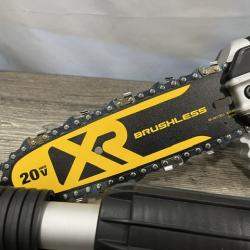 AS-IS DEWALT 20V MAX Cordless Lithium-Ion Pole Saw and Pole Hedge Trimmer Combo Kit