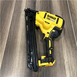 AS-IS DEWALT 20V MAX XR Lithium-Ion Cordless 15-Gauge Angled Finish Nailer (Tool Only)