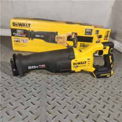 Houston Location - AS-IS Dewalt 20V MAX Brushless Cordless Reciprocating Saw with Flexvolt ADVANTAGE Bare Tool Only