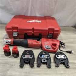 AS-IS MILWAUKEE 12V Force Logic Cordless Press Tool Kit