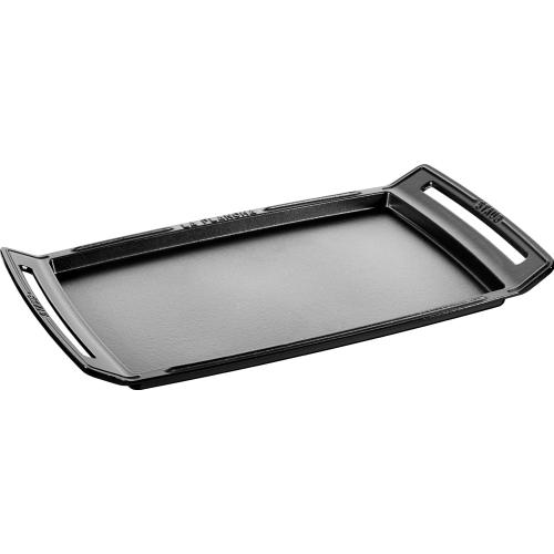 STAUB  40509-340-0 Le Plancha Rectangular  Cast Iron  Black  38 Cm