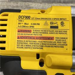 AS-IS DEWALT 20V MAX Lithium-Ion Cordless 1/2 in. Impact Wrench Kit