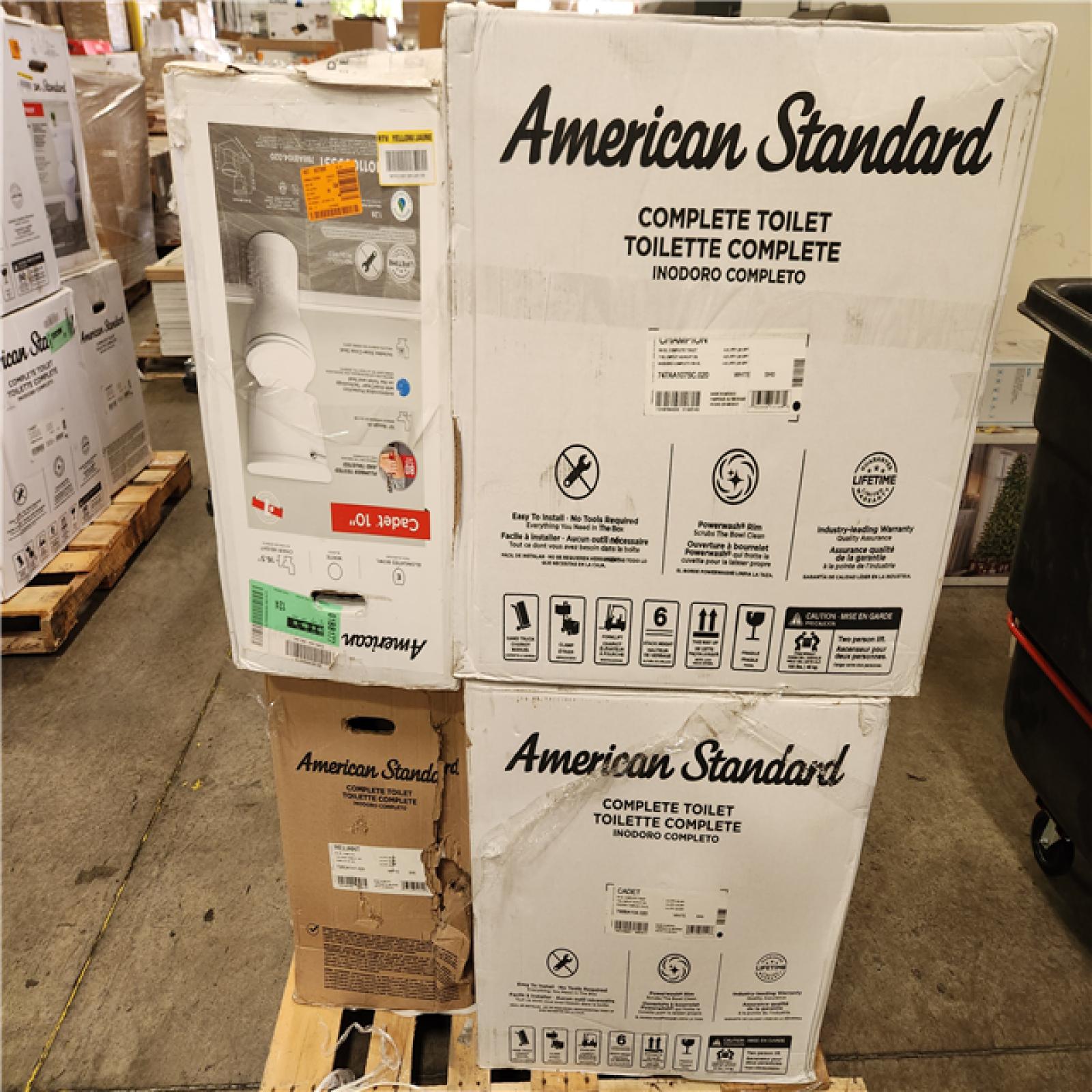 Phoenix AS-IS Mixed American Standard Toilet Pallet (6 Toilets)