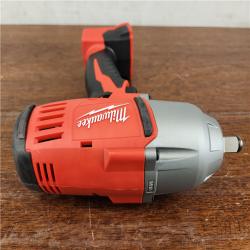 AS-IS Milwaukee M18 18V Lithium-Ion Cordless 1/2 in. Impact Wrench W/ Friction Ring (Tool-Only)