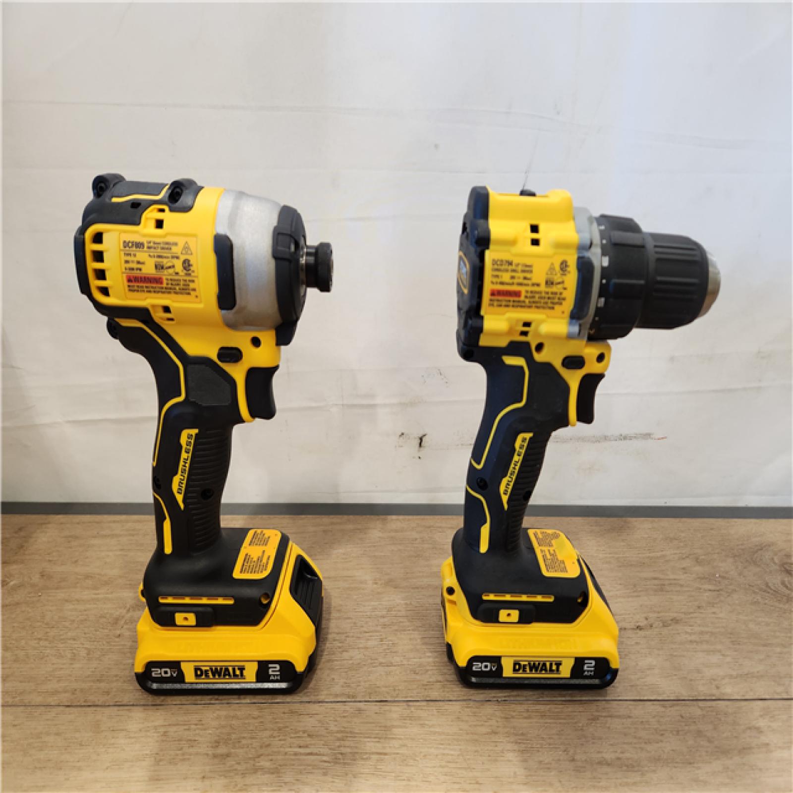 AS-IS- DEWALT ATOMIC 20-Volt MAX Lithium-Ion Cordless Combo Kit