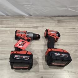 LIKE NEW! - MILWAUKEE FUEL 18V Brushless Cordless Hammer Drill and Impact Driver Combo Kit