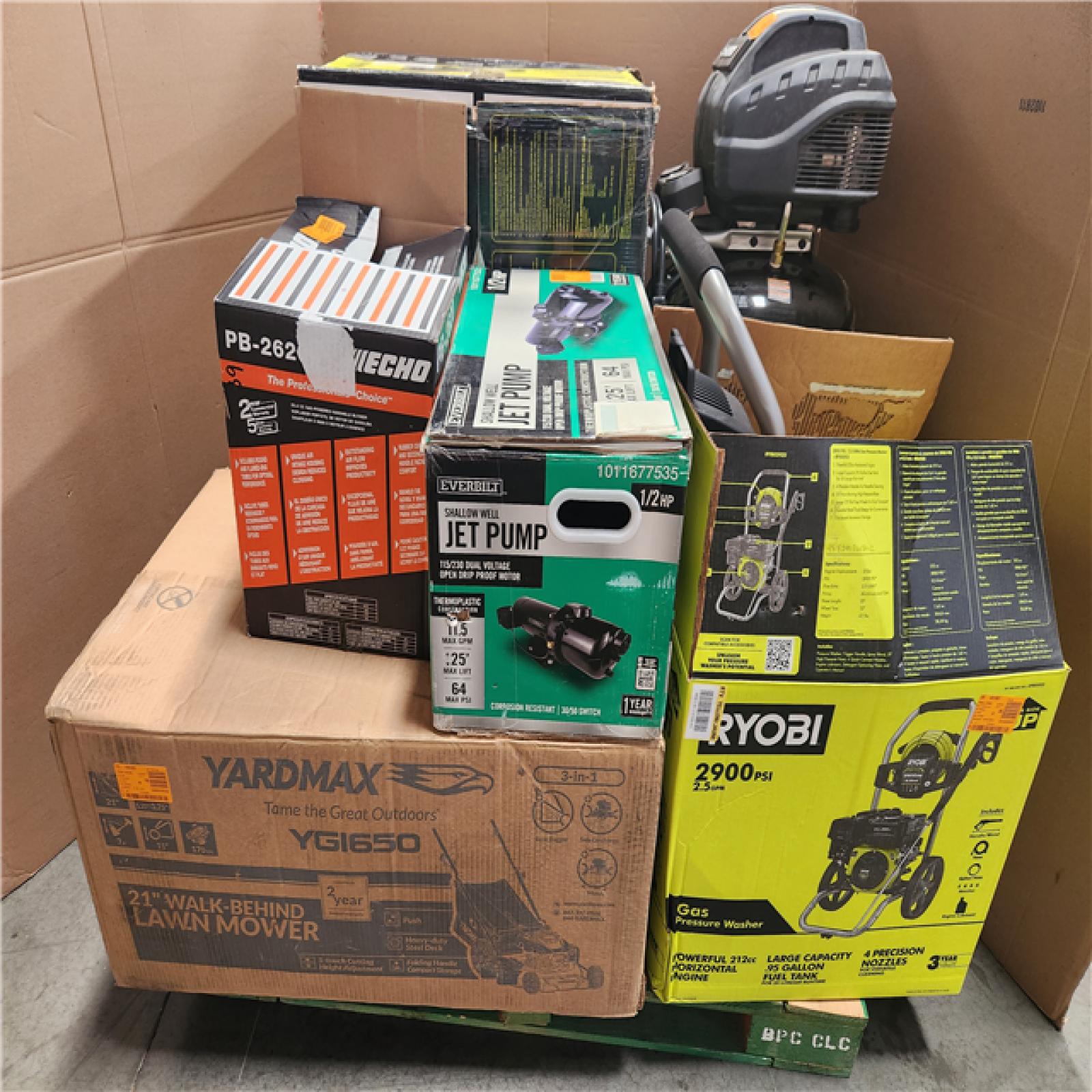 CALIFORNIA AS-IS OUT DOOR POWER EQUIPMENT