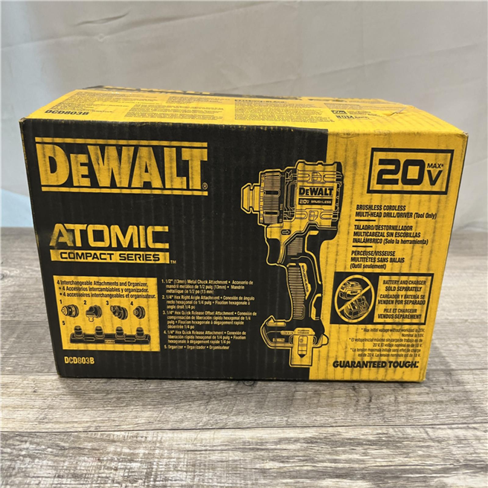 NEW - DEWALT ATOMIC 20V MAX 1/2 in. Multi-Head Drill Driver (Tool Only)