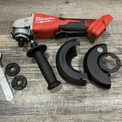 AS-IS Milwaukee 18V Lithium-Ion Brushless Cordless 4-1/2 in./5 in. Grinder w/Paddle Switch (Tool-Only)