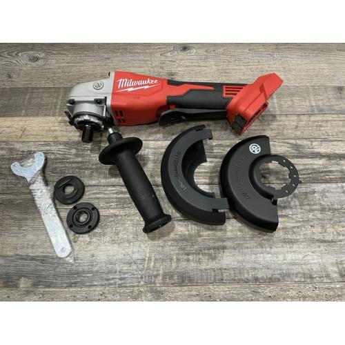 AS-IS Milwaukee 18V Lithium-Ion Brushless Cordless 4-1/2 in./5 in. Grinder w/Paddle Switch (Tool-Only)