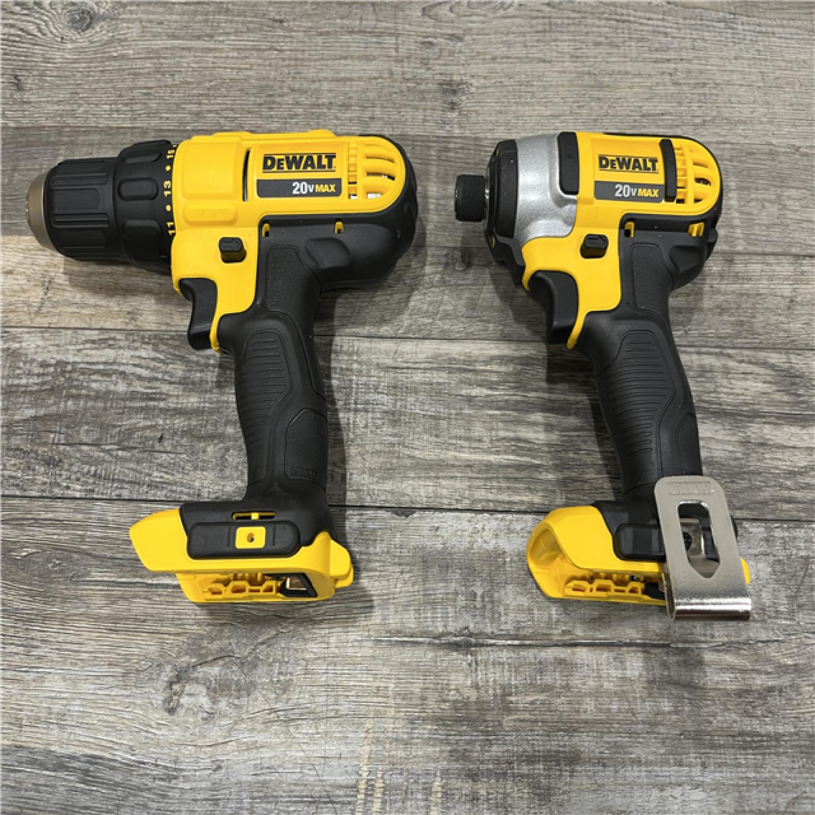 AS-IS DEWALT 20V MAX Cordless Drill/Impact 2 Tool Combo Kit