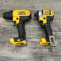 AS-IS DEWALT 20V MAX Cordless Drill/Impact 2 Tool Combo Kit