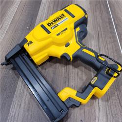 GOOD  DeWalt 20V MAX XR Lithium-Ion Electric Cordless 18-Gauge Brad Nailer (Tool Only)