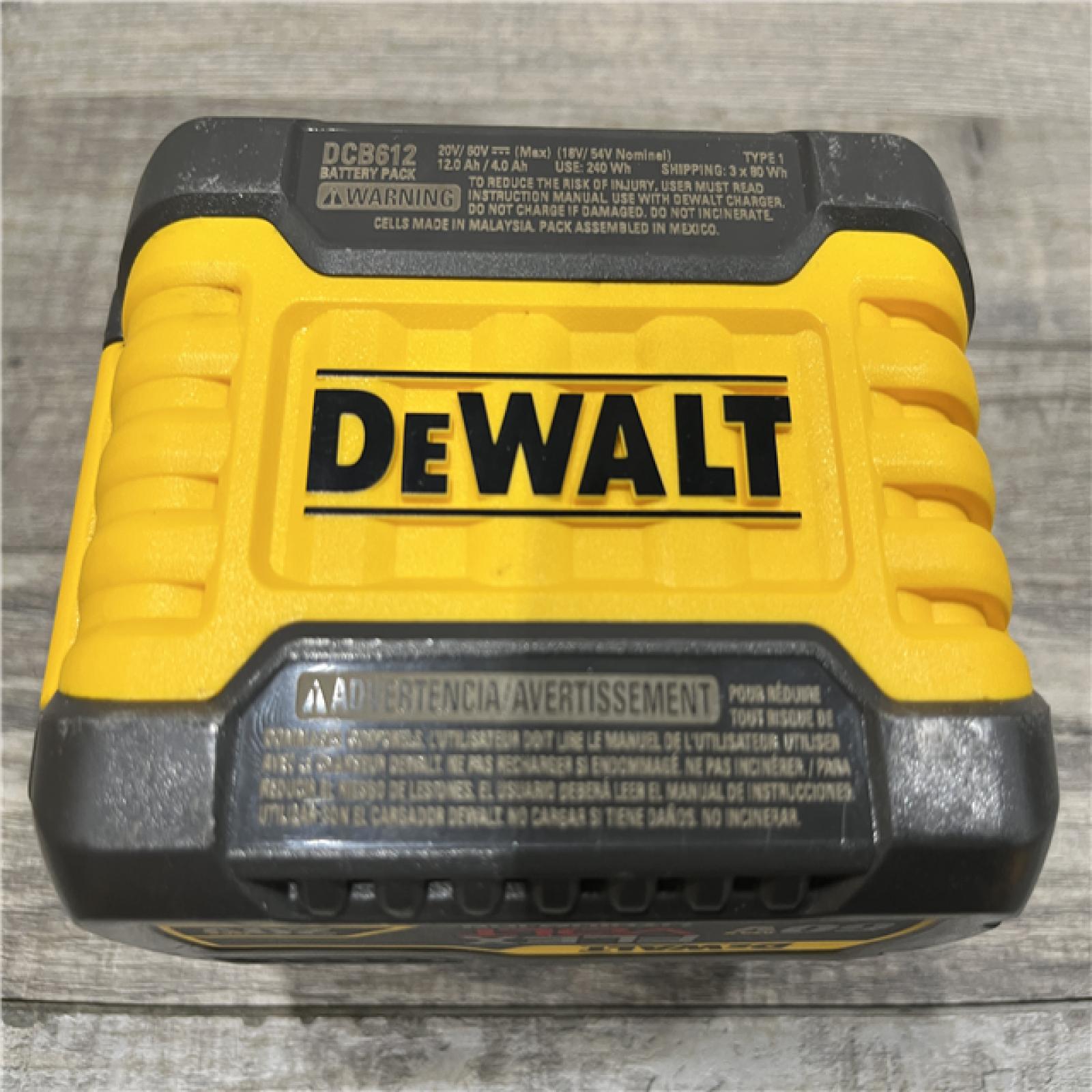 AS-IS DEWALT FLEXVOLT 20V/60V MAX Lithium-Ion 12.0Ah Battery