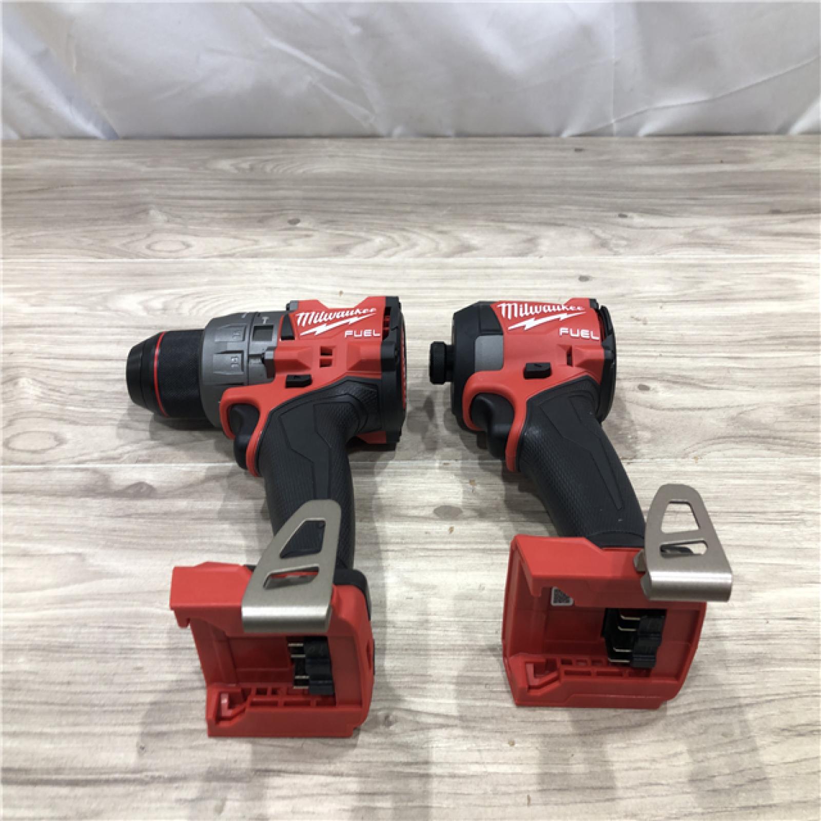 AS-IS Milwaukee FUEL 18V Lithium-Ion Cordless Hammer Drill and Impact Driver Combo Kit
