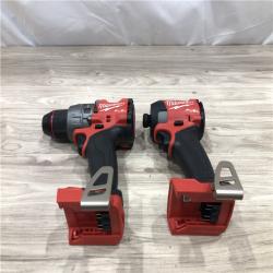 AS-IS Milwaukee FUEL 18V Lithium-Ion Cordless Hammer Drill and Impact Driver Combo Kit