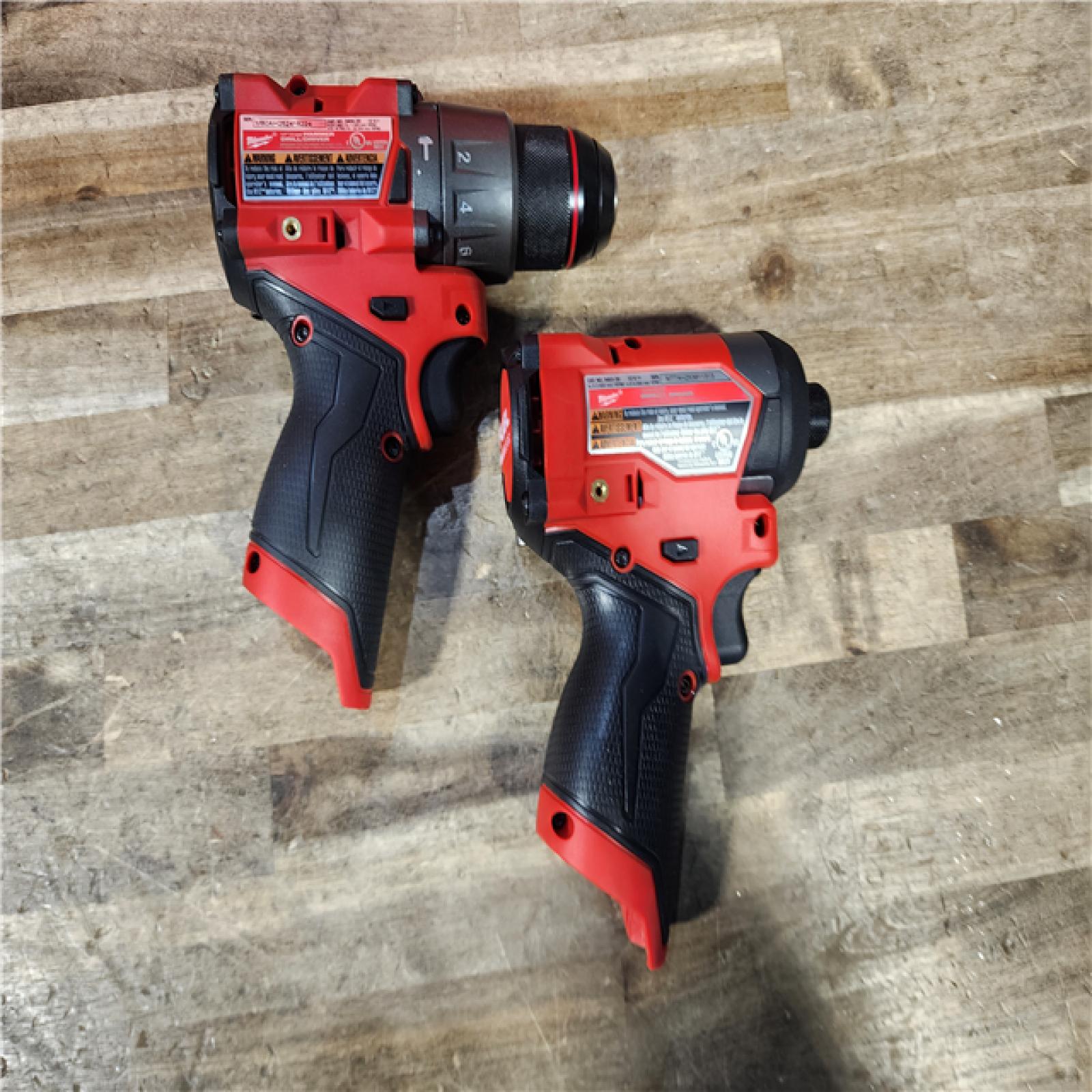 HOUSTON LOCATION - AS-IS (APPEARS LIKE NEW) Milwaukee FUEL 12-Volt Lithium-Ion Brushless Cordless Hammer Drill and Impact Driver Combo Kit