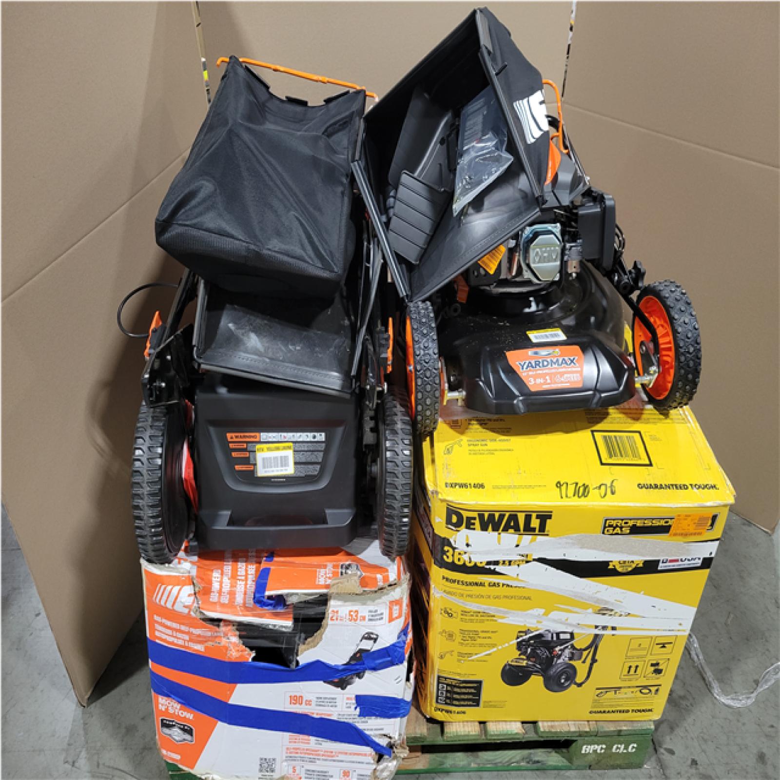 CALIFORNIA AS-IS OUTDOOR POWER EQUIPMENT