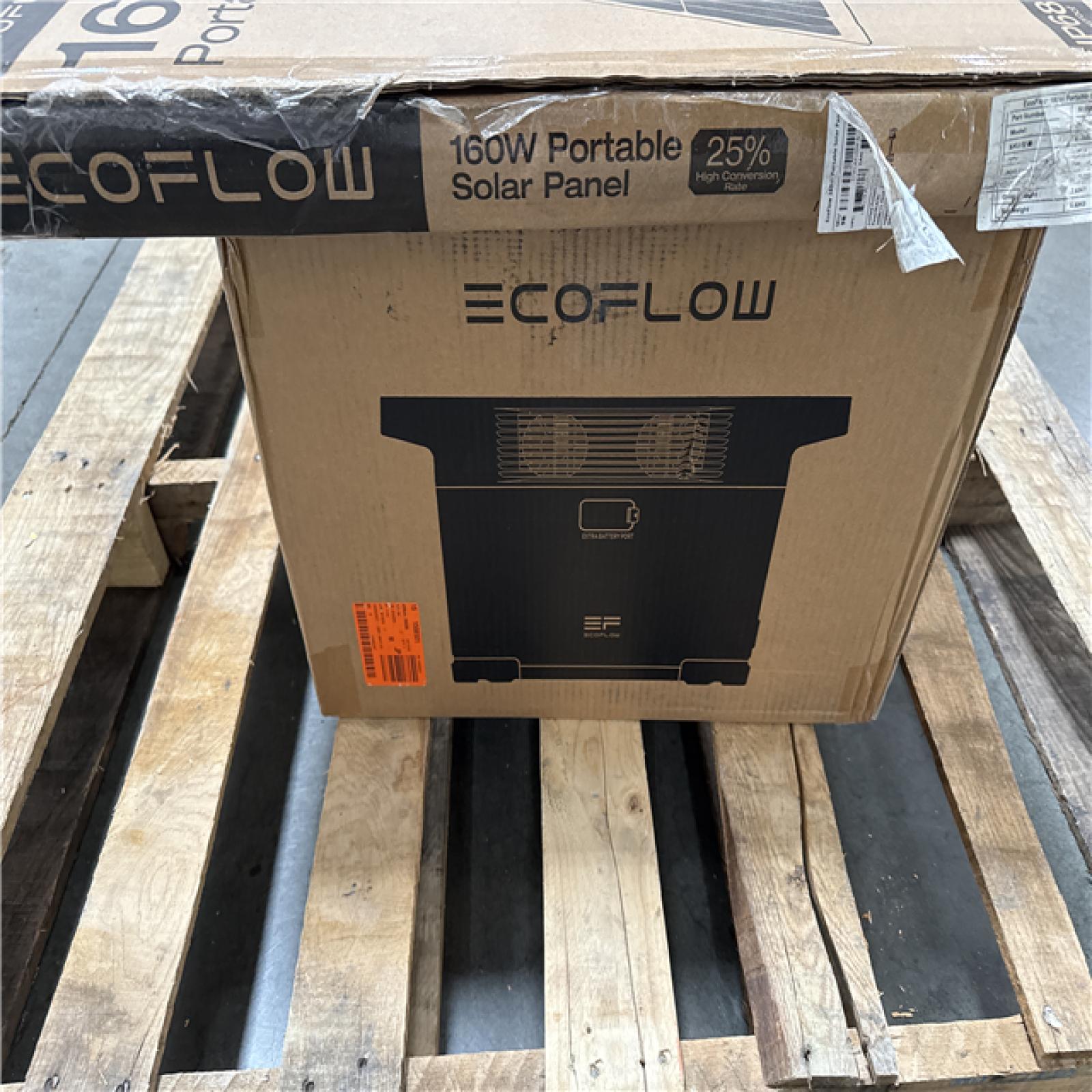 California AS-IS Ecoflow Delta 2 Power Station  Smart Extra Battery & 160W Portable Solar Panel