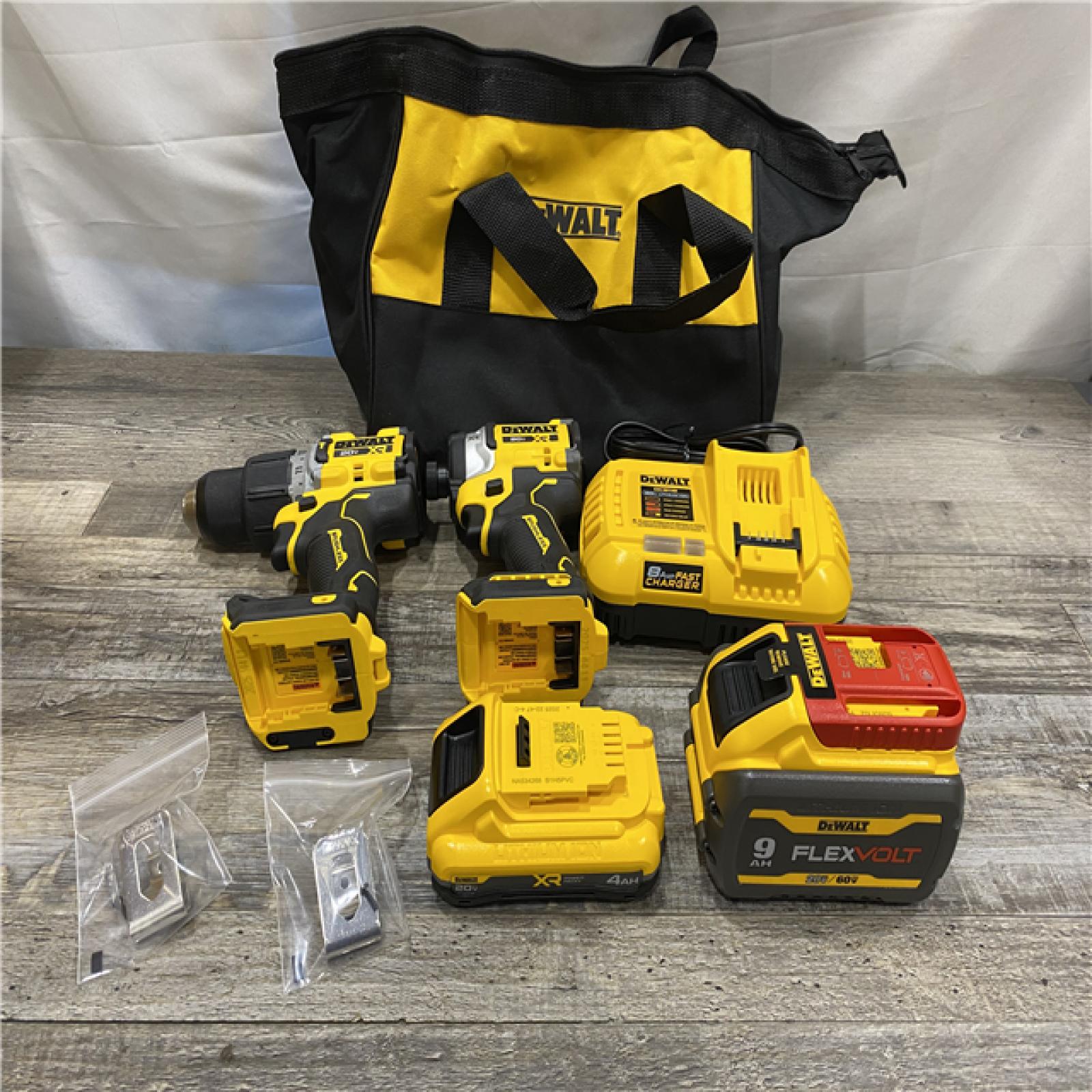 AS-IS DEWALT 20V Lithium-Ion Cordless 2-Tool Combo Kit