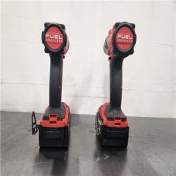 AS-IS- Milwaukee  FUEL 18V Lithium-Ion Brushless Cordless Hammer Drill and Impact Driver Combo Kit