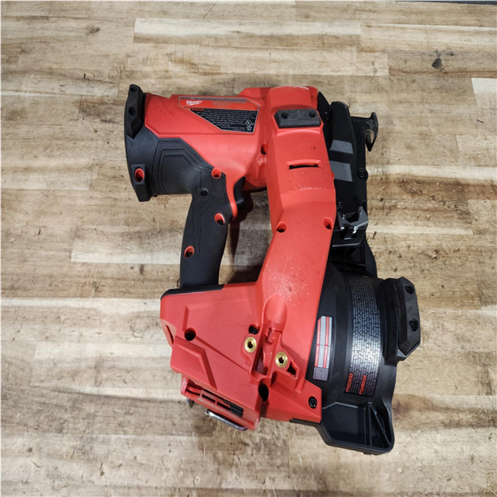 HOUSTON LOCATION - AS - IS Milwaukee FUEL 18-Volt Lithium-Ion Brushless Cordless Coil Roofing Nailer (Tool Only)