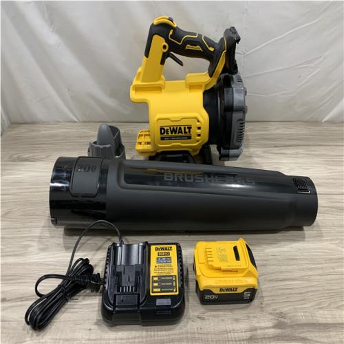 AS-IS DeWalt 20V MAX 125 MPH 450 CFM Brushless Cordless Battery Powered Blower Kit