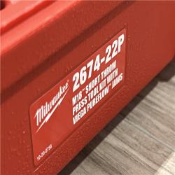 LIKE NEW Milwaukee-2674-22P M18 Short Throw Press Tool Kit W/ Viega PureFlow Jaws