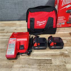 HOUSTON LOCATION - AS-IS Milwaukee  18V Lithium-Ion Cordless Drill Driver/Impact Driver Combo Kit